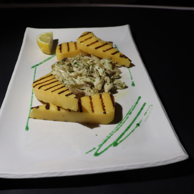 Luccio in salsa con polenta