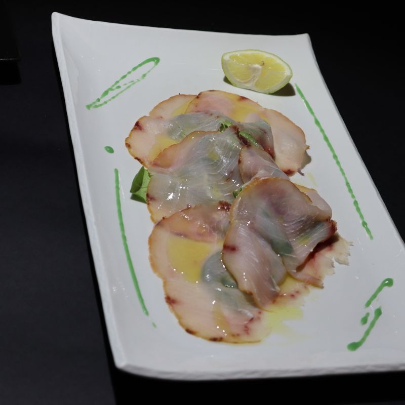 Swordfish carpaccio