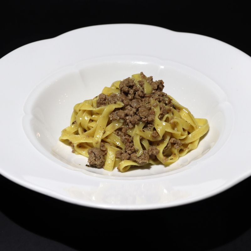 Tagliatelle con ragù di agnello